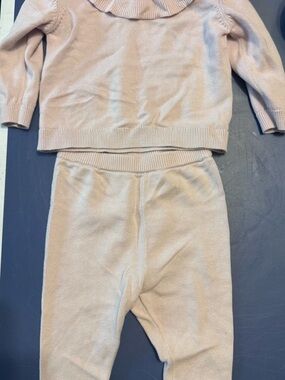 Nordstrom Kids Knit Sweater and Legging Set - Light Cream